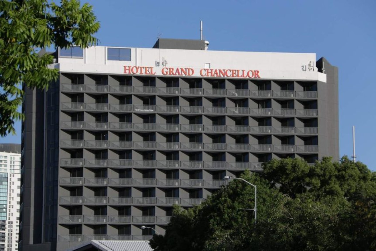 the Hotel Grand Chancellor in Brisbane. 