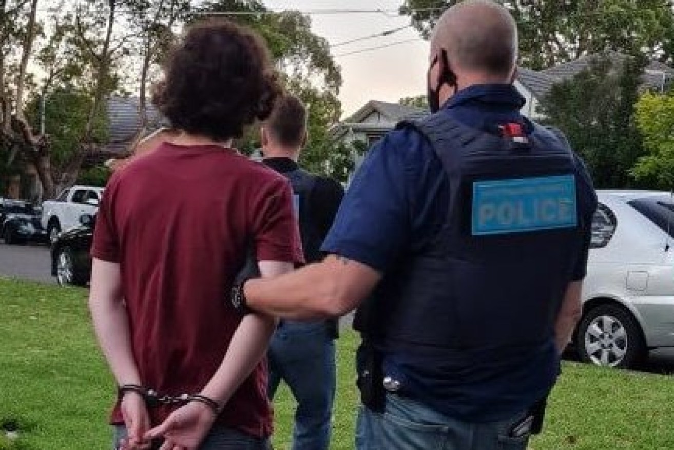 The 25-year-old man was arrested in at his north-west Sydney home in Denistone on Saturday morning.
