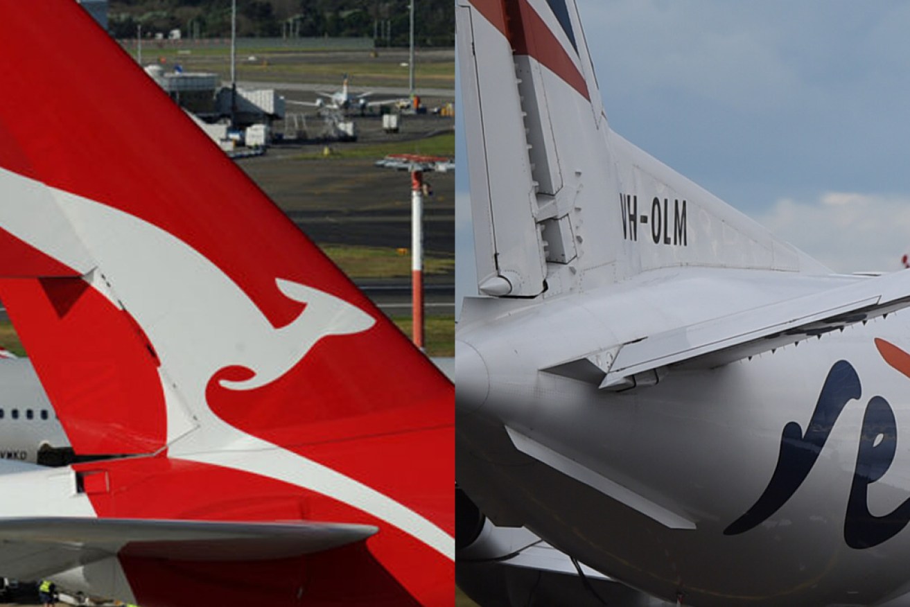 There is a fight heating up between Qantas and Rex over some of Australia's domestic flight routes.
