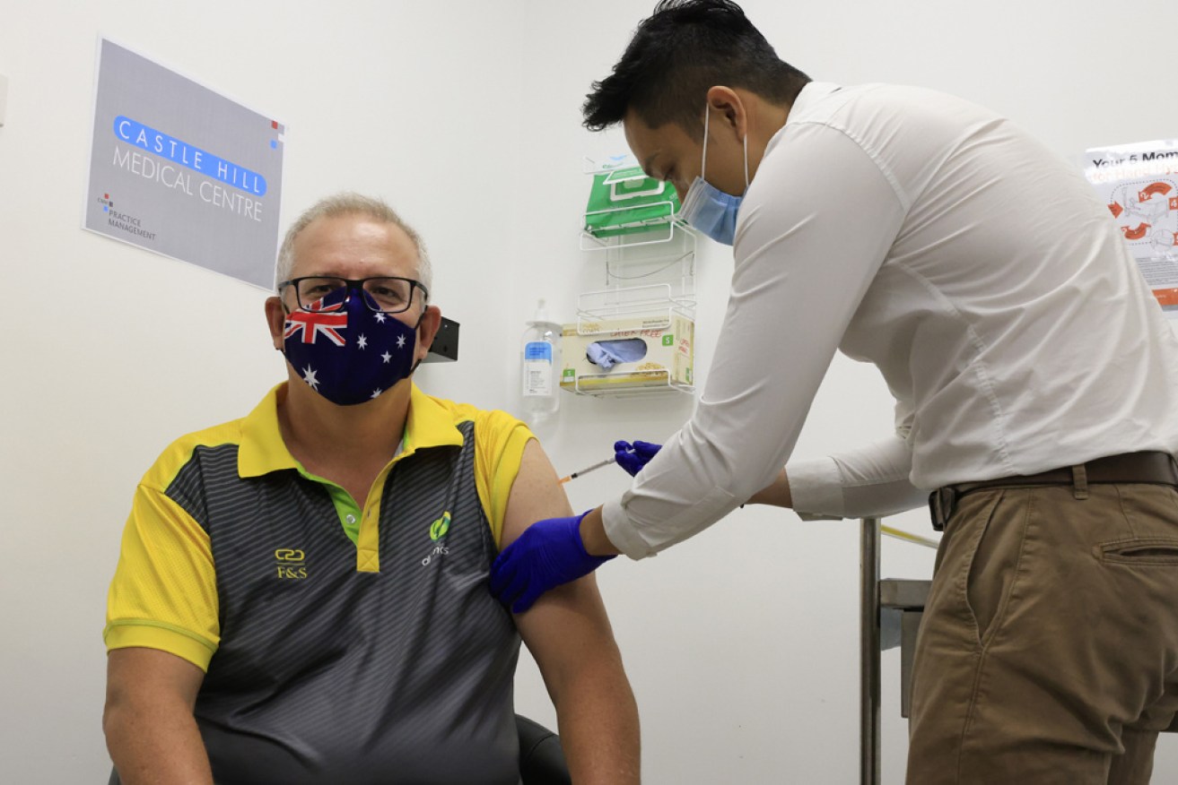 More than 600,000 Australians, including Scott Morrison, have received a COVID-19 booster shot.