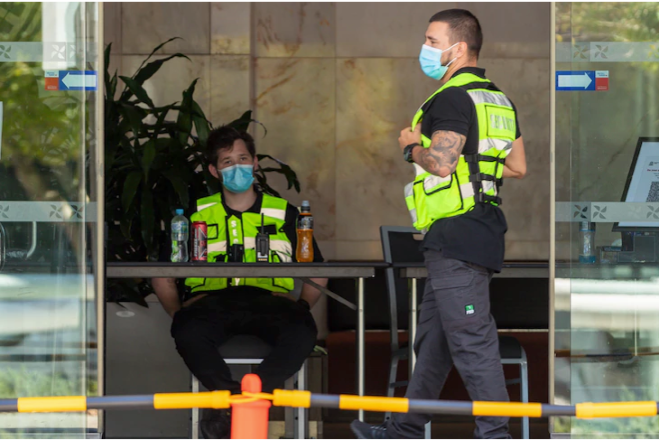 Many hotel quarantine staff will not have had their second jab by Monday. 