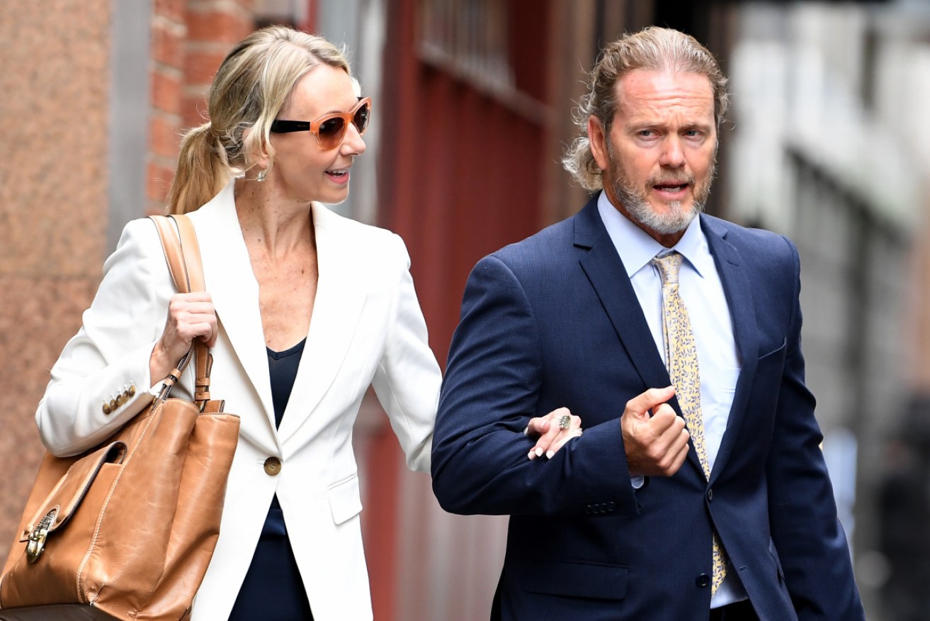 Australian actor Craig McLachlan, seen here with partner Vanessa Scammell arriving to give video evidence from his barrister's office in November 2020, has given an emotional interview to Channel 7. 
