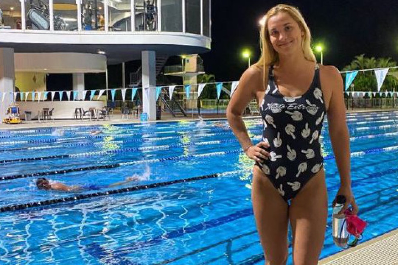Maddie Groves posted on social media, announcing her decision not to compete at Australia's Olympic swimming trials.