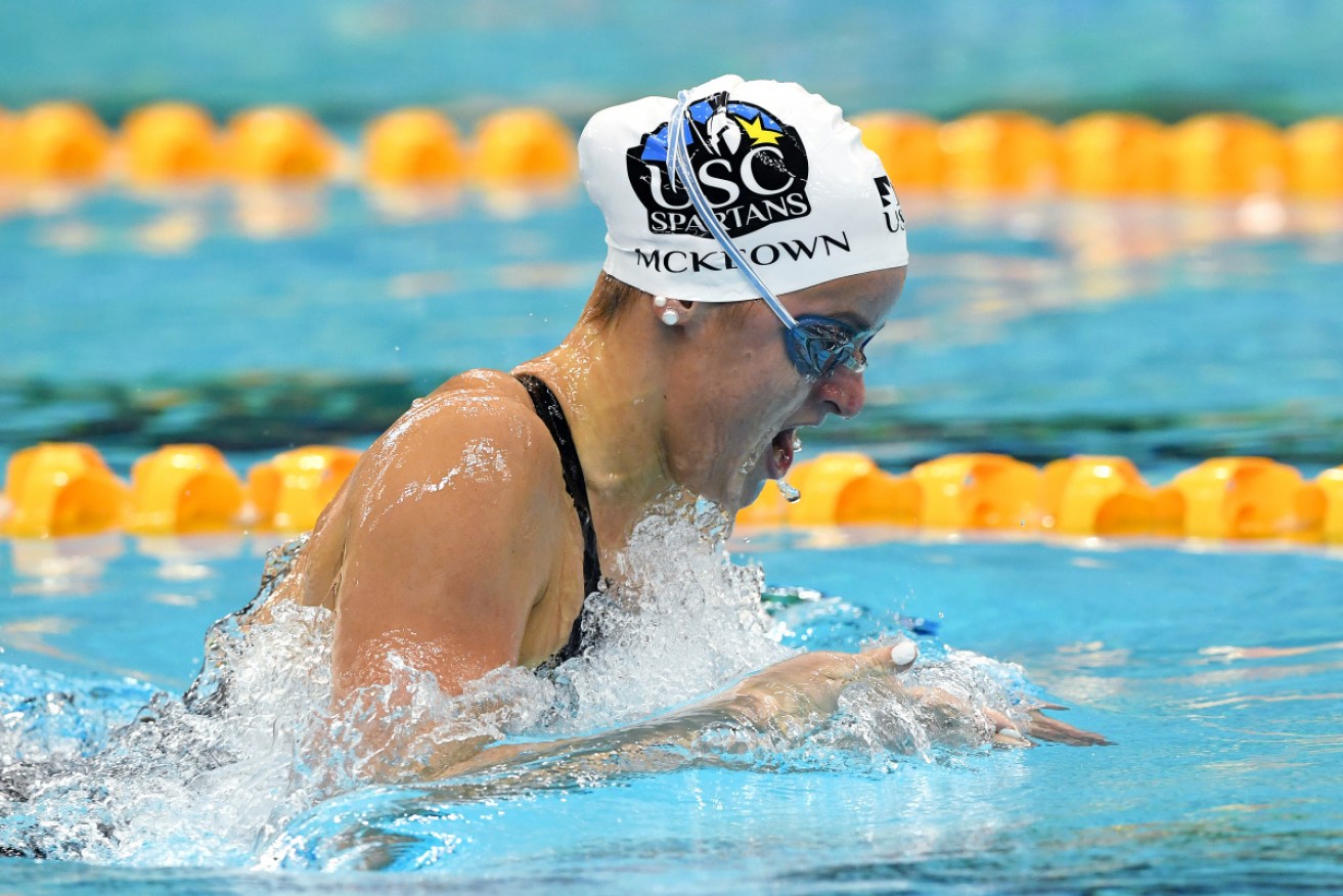 Kaylee McKeown's domination at the Australian Olympic swimming trials continued on Monday night.