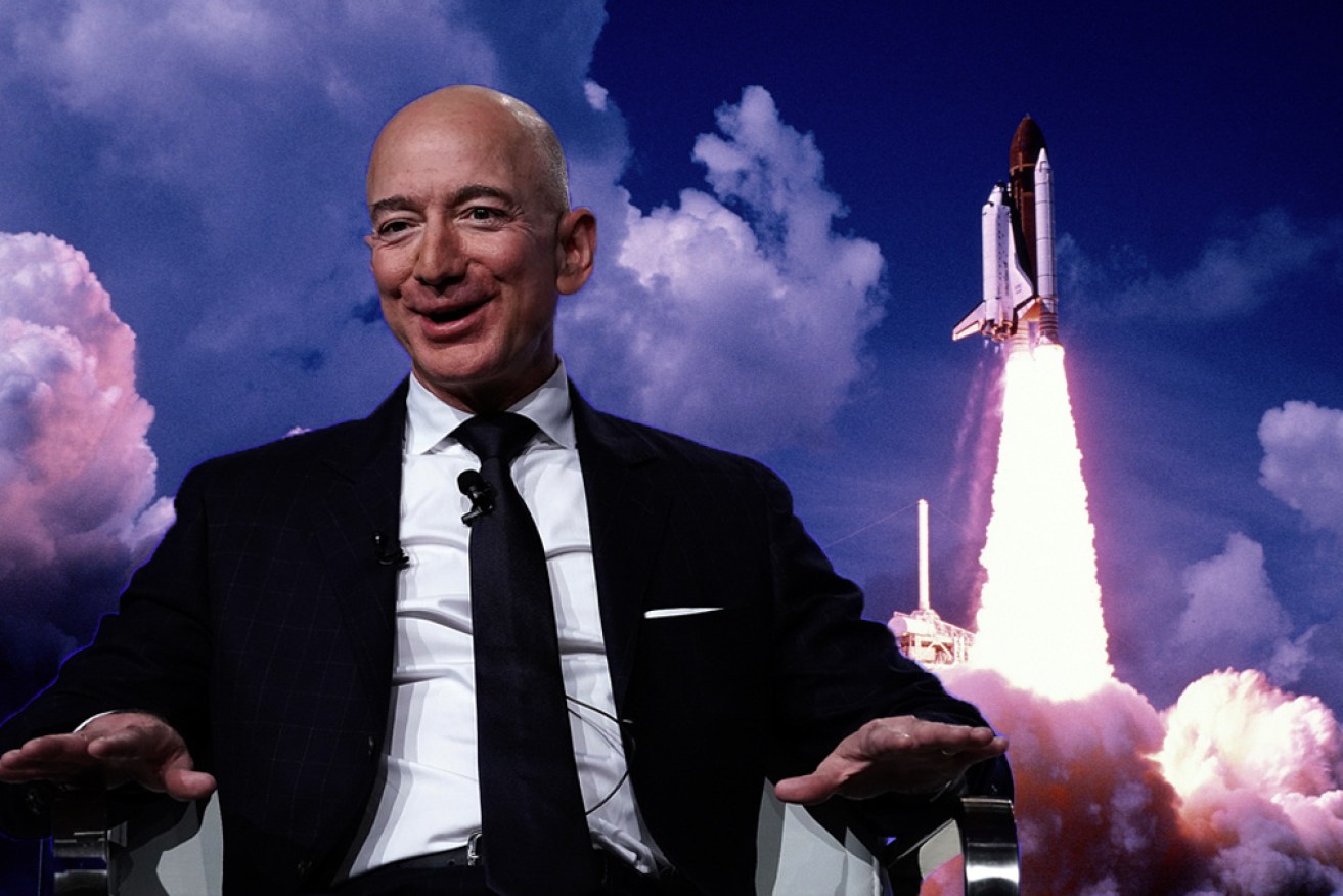 Jeff Bezos, the world’s richest person, flew into space for about 10 minutes. 