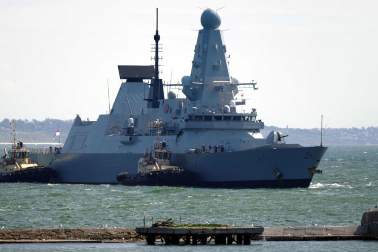 British warship HMS Defender was sailing in the Black Sea when it was surrounded by Russian planes and ships. 