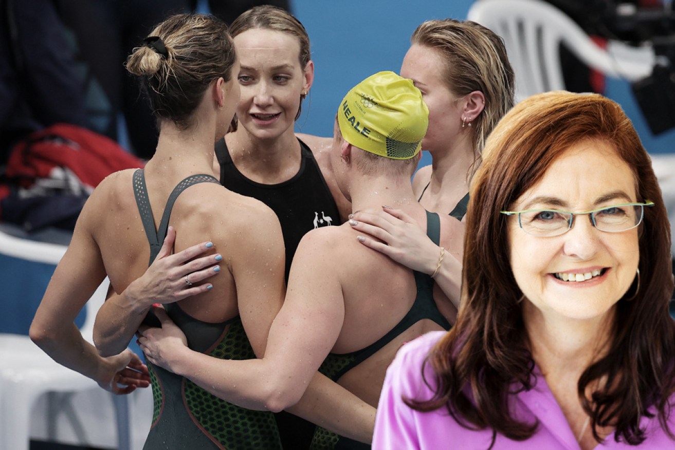 Our female Olympic swimmers aren't just doing us proud by winning gold, Madonna King writes.