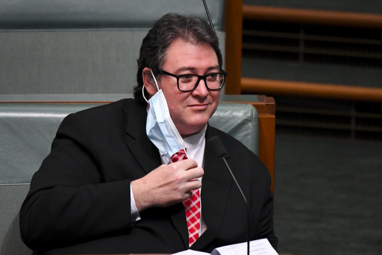 George Christensen has been criticised for taking part in a conspiracy theorist's online show.