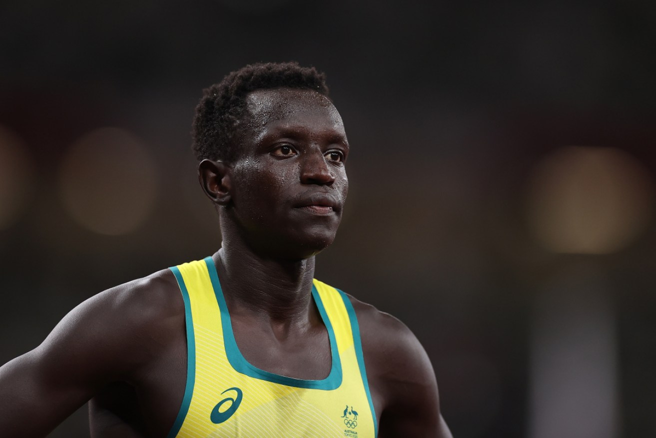 Kenya-born Peter Bol won hearts with his Tokyo bid to capture Australia’s first Olympics 800m medal since 1968. Now he's banned from racing. <i>Photo: Getty</i>