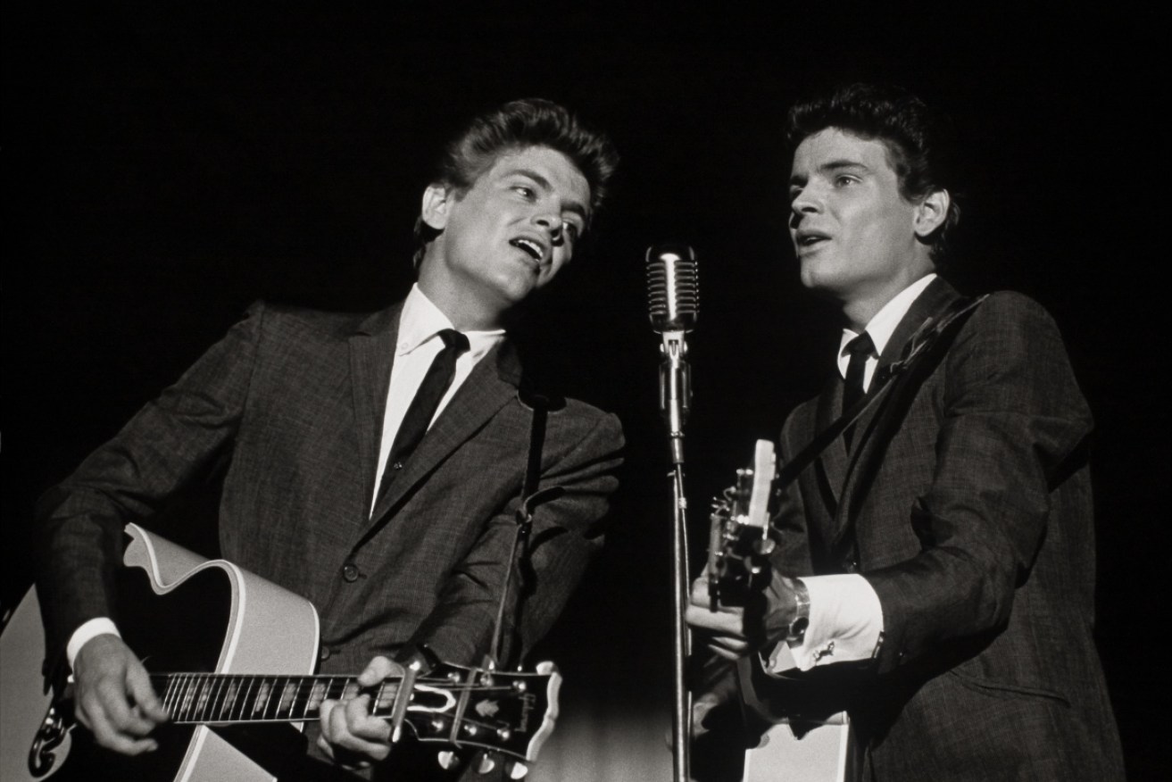 Everly Brothers whose harmonising country rock hits impacted a generation of rock 'n' roll music,