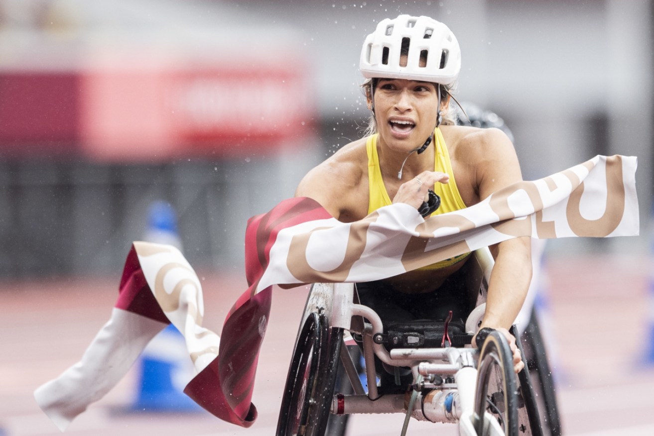 Madison de Rozario has claimed gold in the T54 marathon at the Paralympics in Tokyo. 