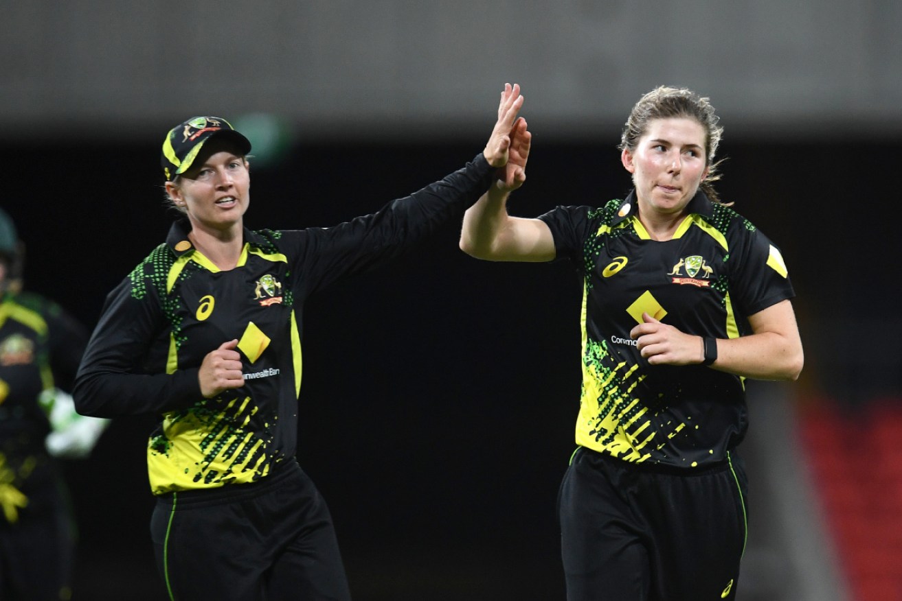 An ACL injury to Georgia Wareham (right) is a big blow to Australia before the Ashes and World Cup.