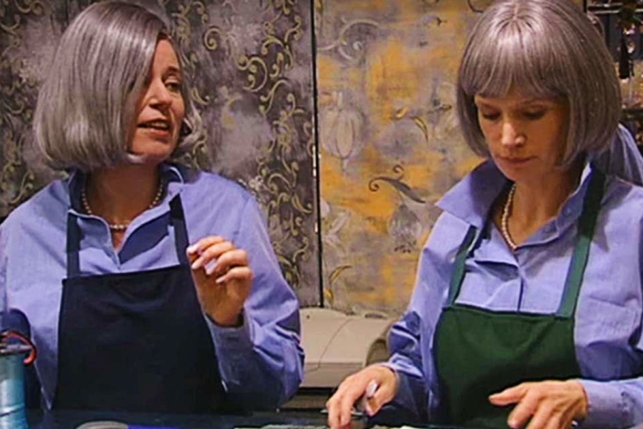 Prue and Trude's grey bobs and blue and white striped shirts and linen pants – the cliché has become reality, writes Kirstie Clements.
