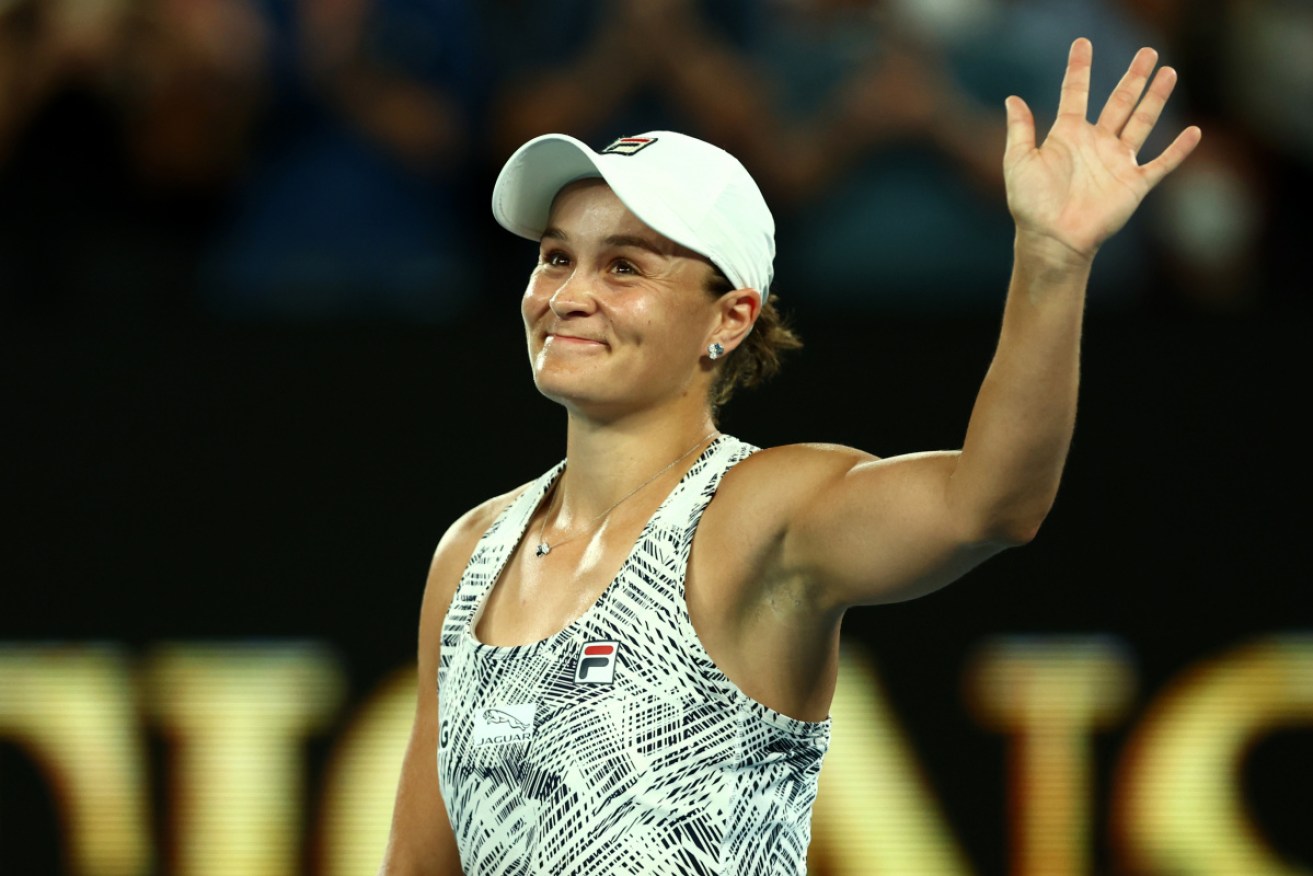 Barty is the first Australian woman to reach the final since 1980.