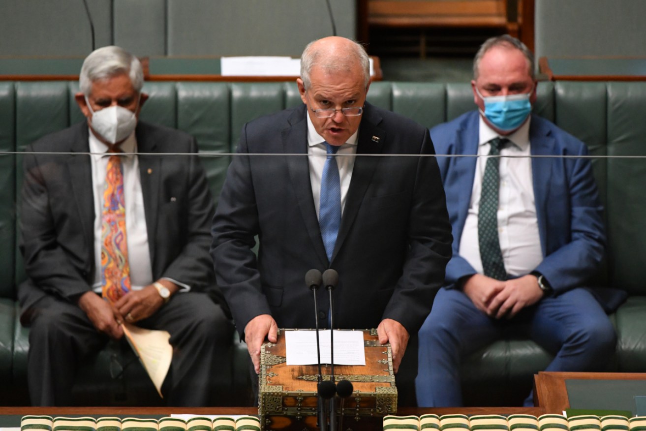 Scott Morrison delivers a speech marking the anniversary of the apology to the stolen generation.