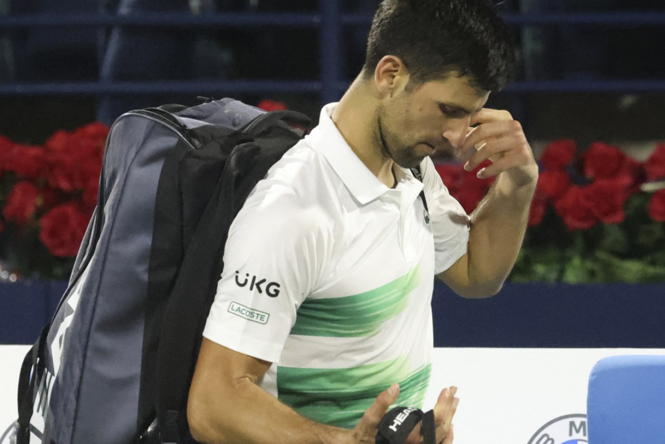 Novak Djokovic looked sad and a bit resigned in Dubai as he finally lost his world No.1 ranking.