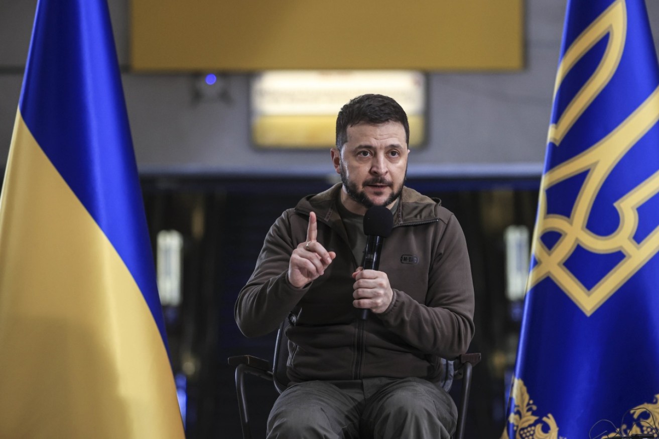 Ukraine's President Volodymyr Zelensky has urged the West to be tougher with Russia.