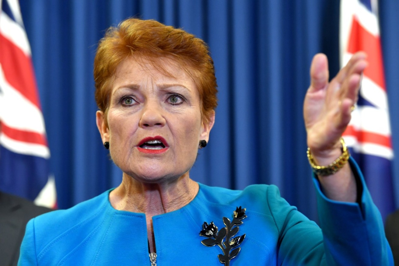 Pauline Hanson doesn't want to pay up for defaming a former colleague who's been convicted of sexual harassment.