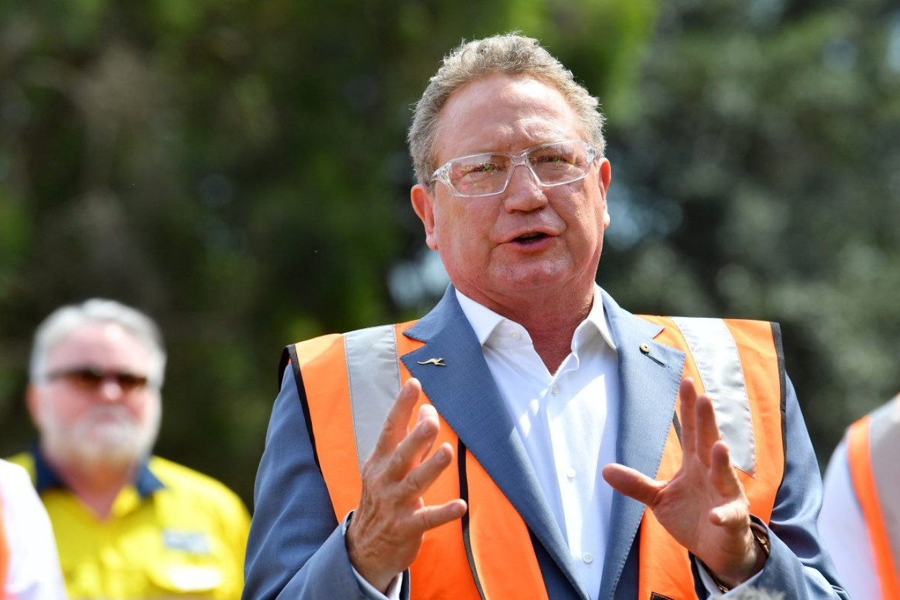 "The fossil fuel industry must stop greenwashing," Andrew Forrest says.