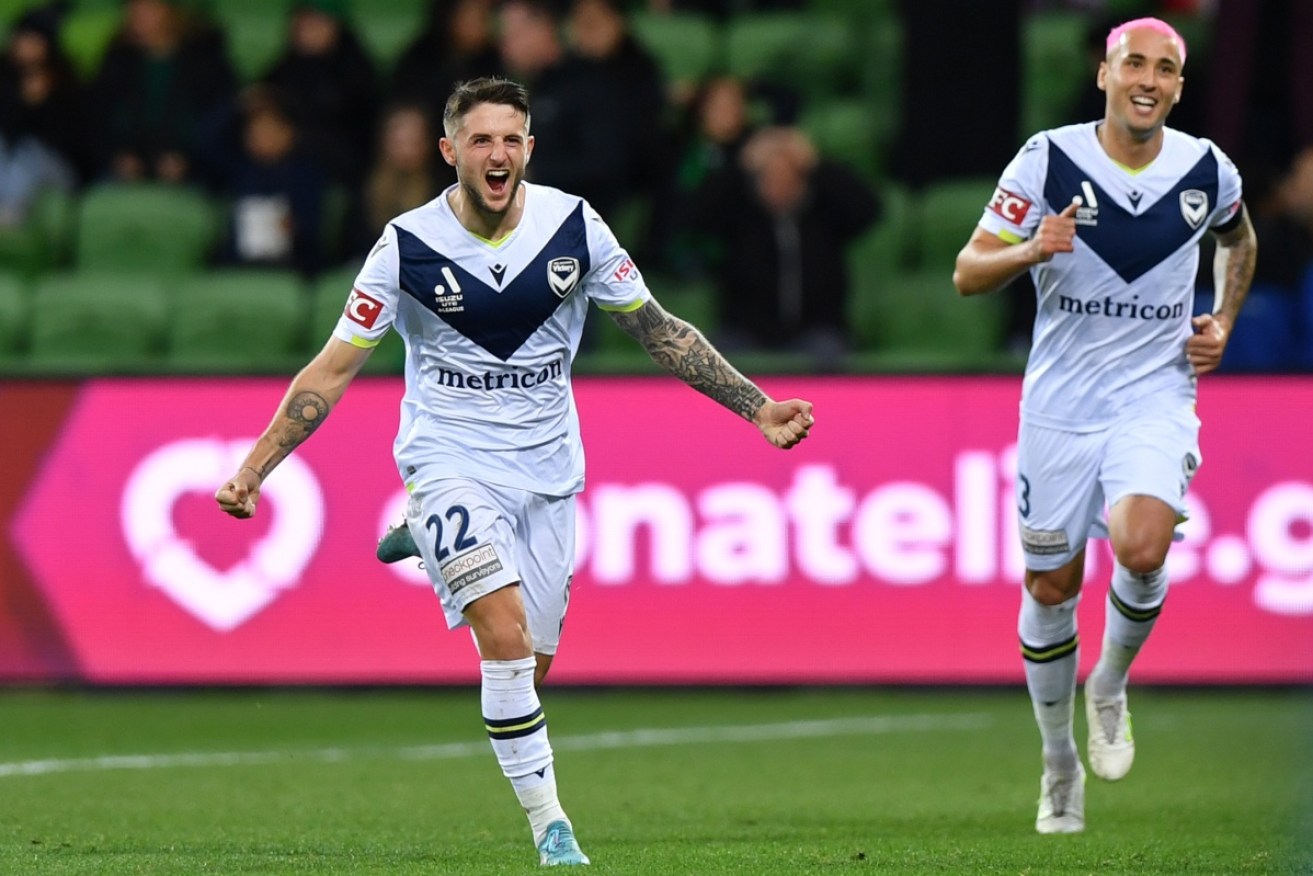 Melbourne Victory's Jake Brimmer is the 2021-2022 A-League Men's player of the year. 