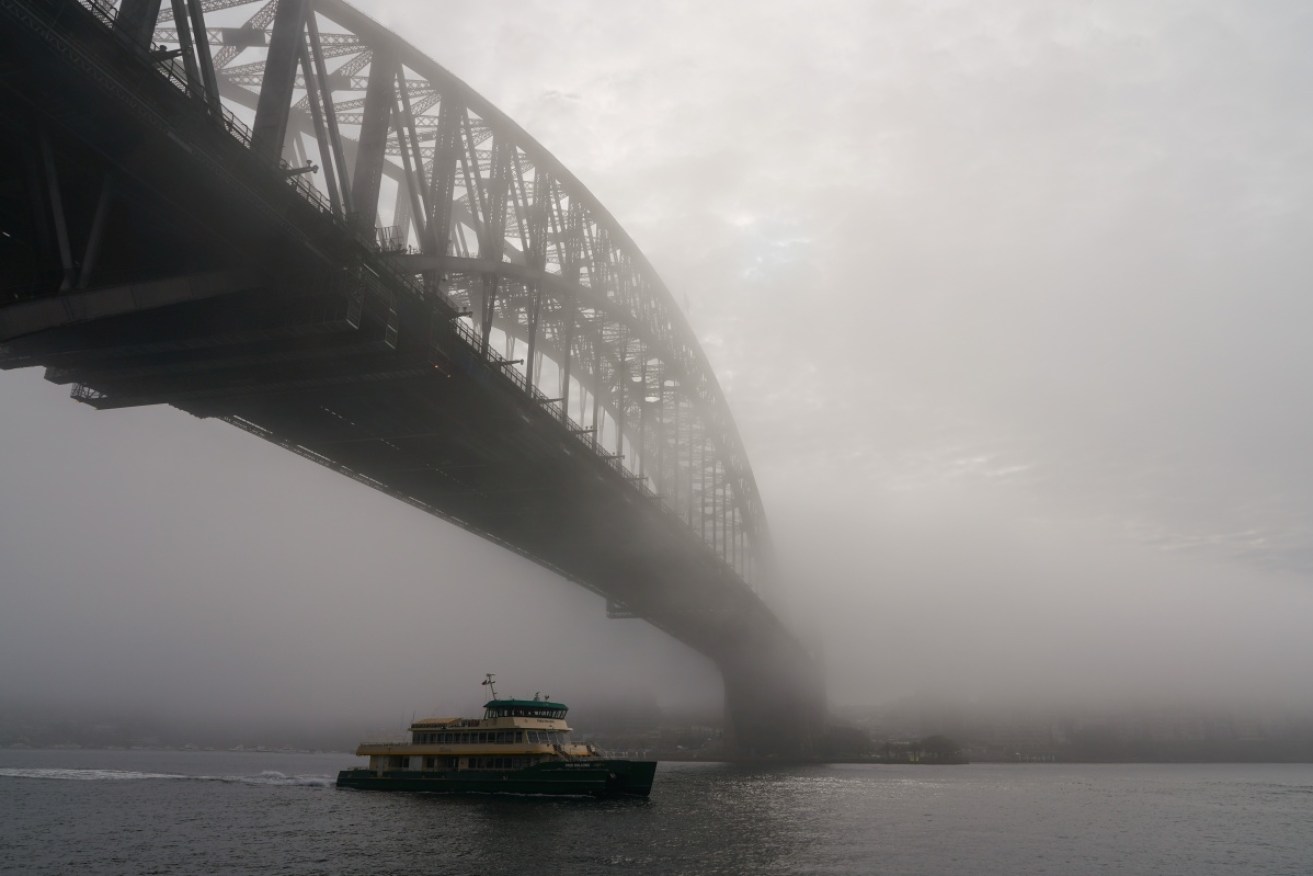Thick fog created commuter difficulties for Sydney on Friday morning.