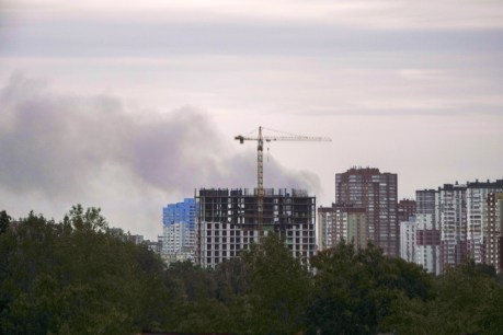 Russian missiles strike outskirts of Ukraine’s capital Kyiv