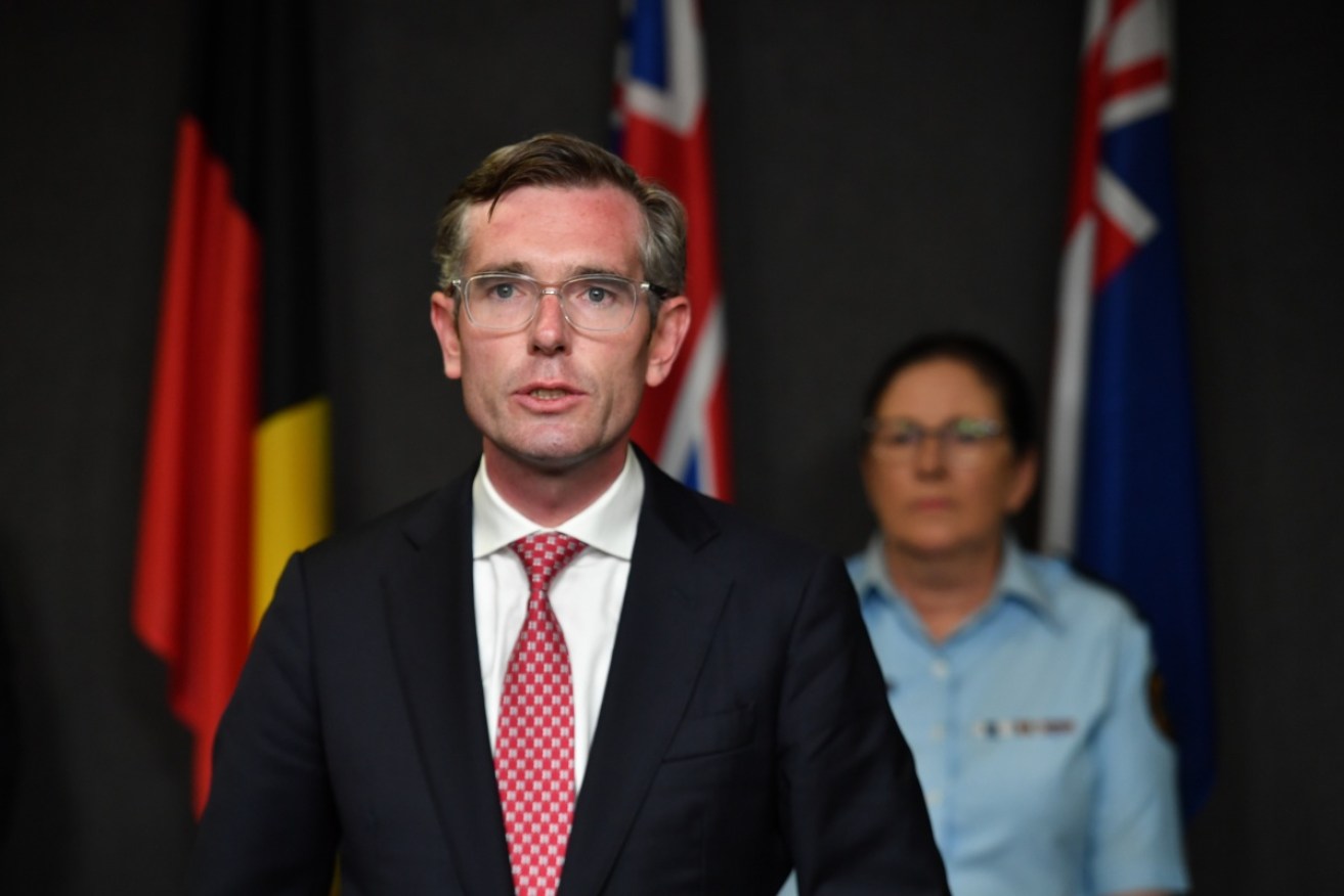 NSW Premier Dominic Perrottet's repeated apologies haven't made the Nazi uniform scandal subside. <i>Photo: AAP</i>