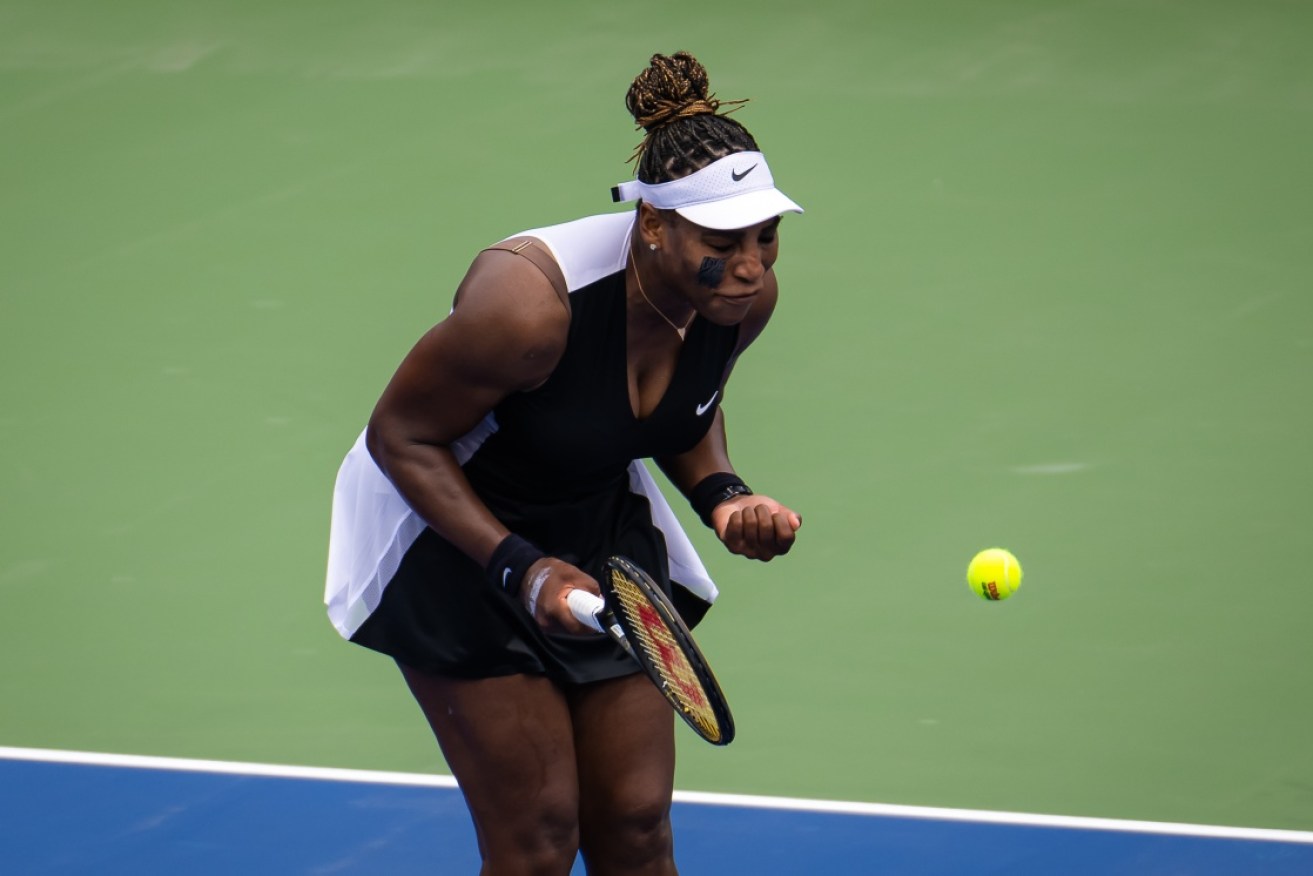 Serena Williams finally secured another win at the WTA tournament in Toronto.