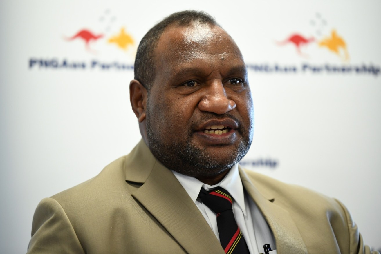 "I want to inform the families of those taken hostage we've been at work," PNG's James Marape says.