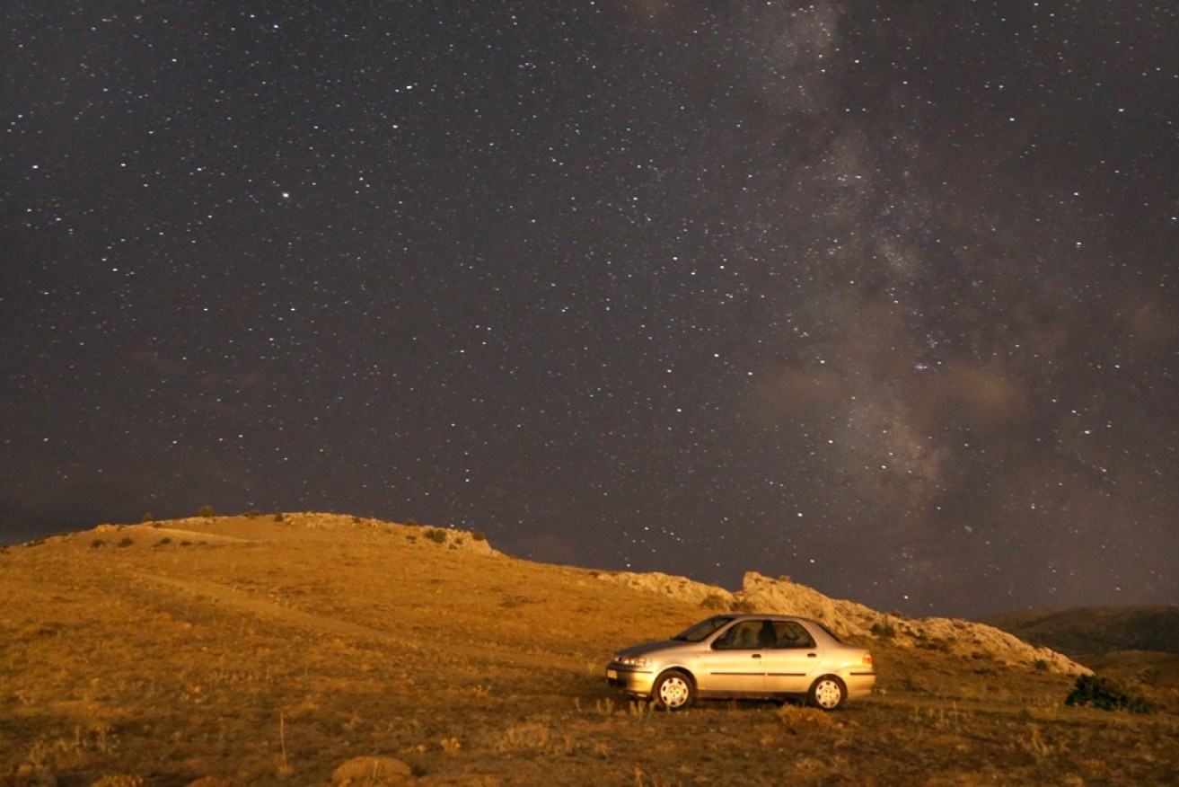 A view of the Perseid meteor shower Eregli district of Konya, Turkey on August 13 last year. 