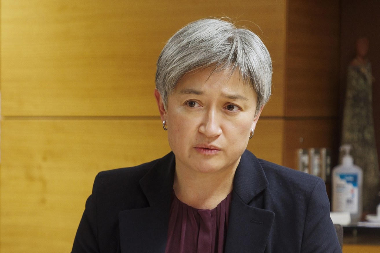 Penny Wong has responded to the Taliban banning women from non-government organisations.