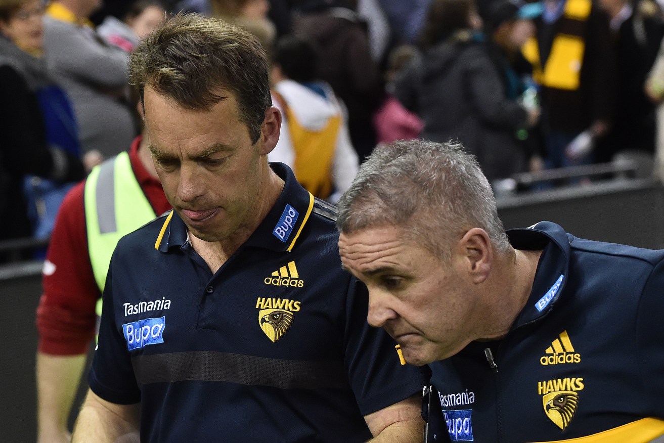 Alastair Clarkson and Chris Fagan are at the centre of 'distressing' allegations against the Hawthorn football club.