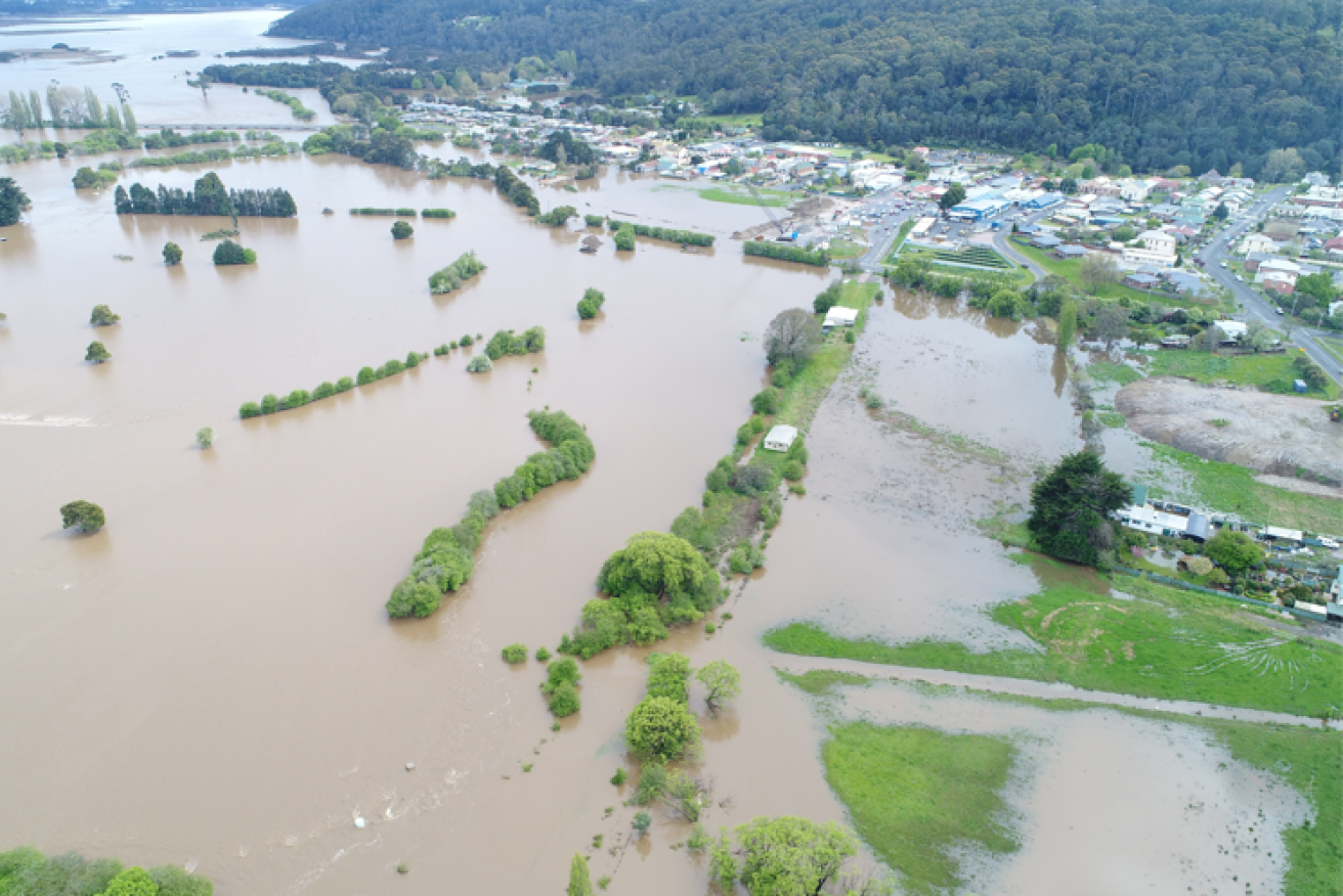 Torrential rains deluge Tasmania amid flood warnings and damage