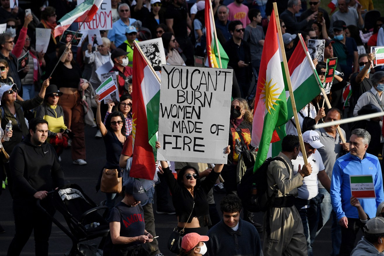 Tens of thousands rallied in Berlin and hundreds in Washington in solidarity with protesters facing a violent government crackdown in Iran.