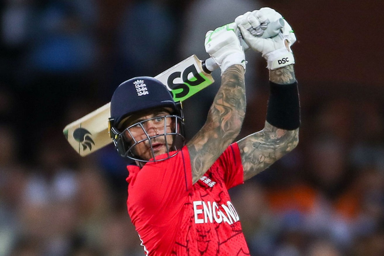 Alex Hales was unstoppable with 86 not out off 47 balls as England won the T20 World Cup semi-final.