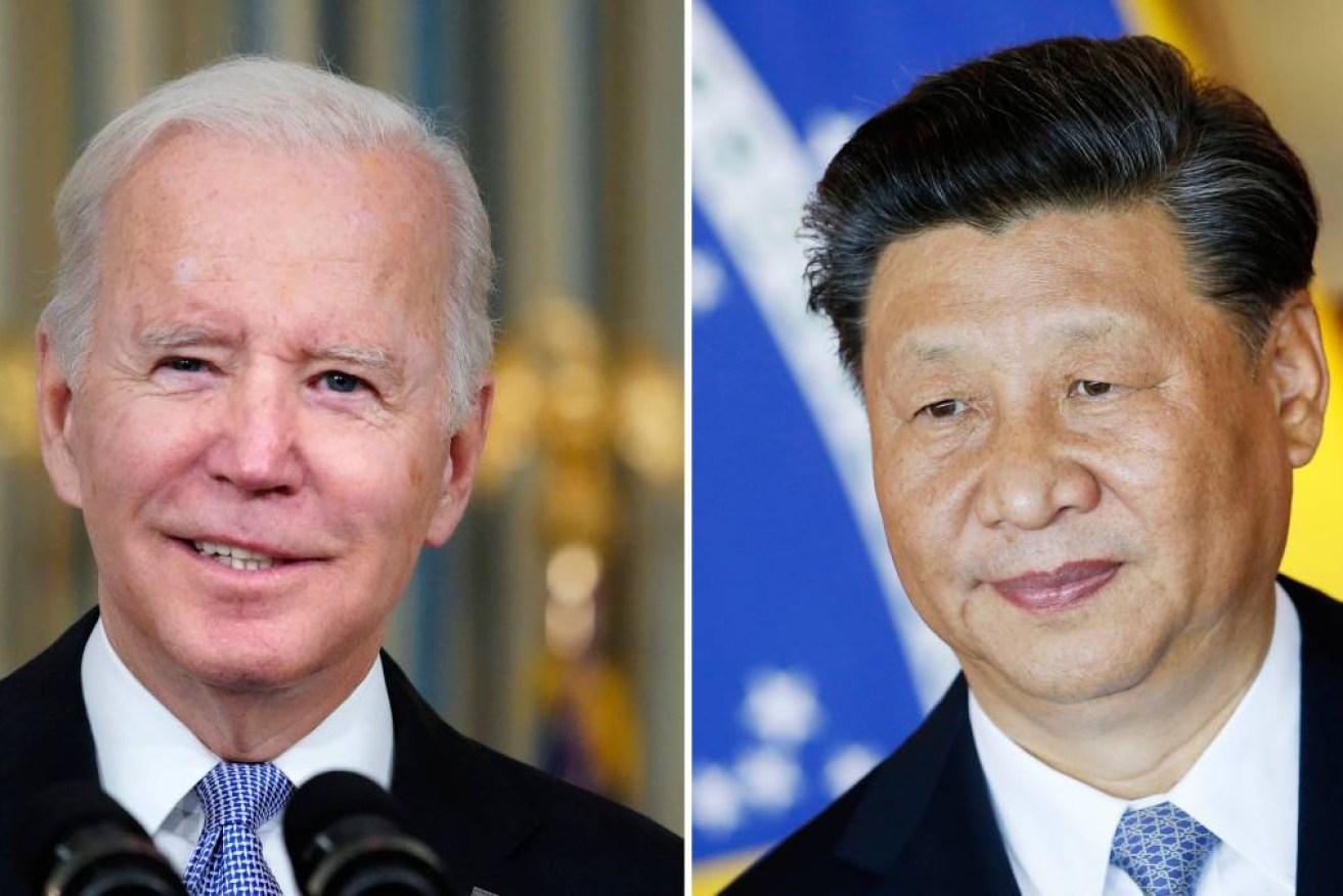  
US President Joe Biden will meet Chinese leader Xi Jinping face-to-face on Monday