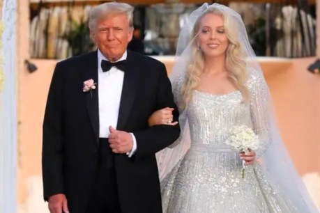 Hurricane almost derails dream Trump wedding
