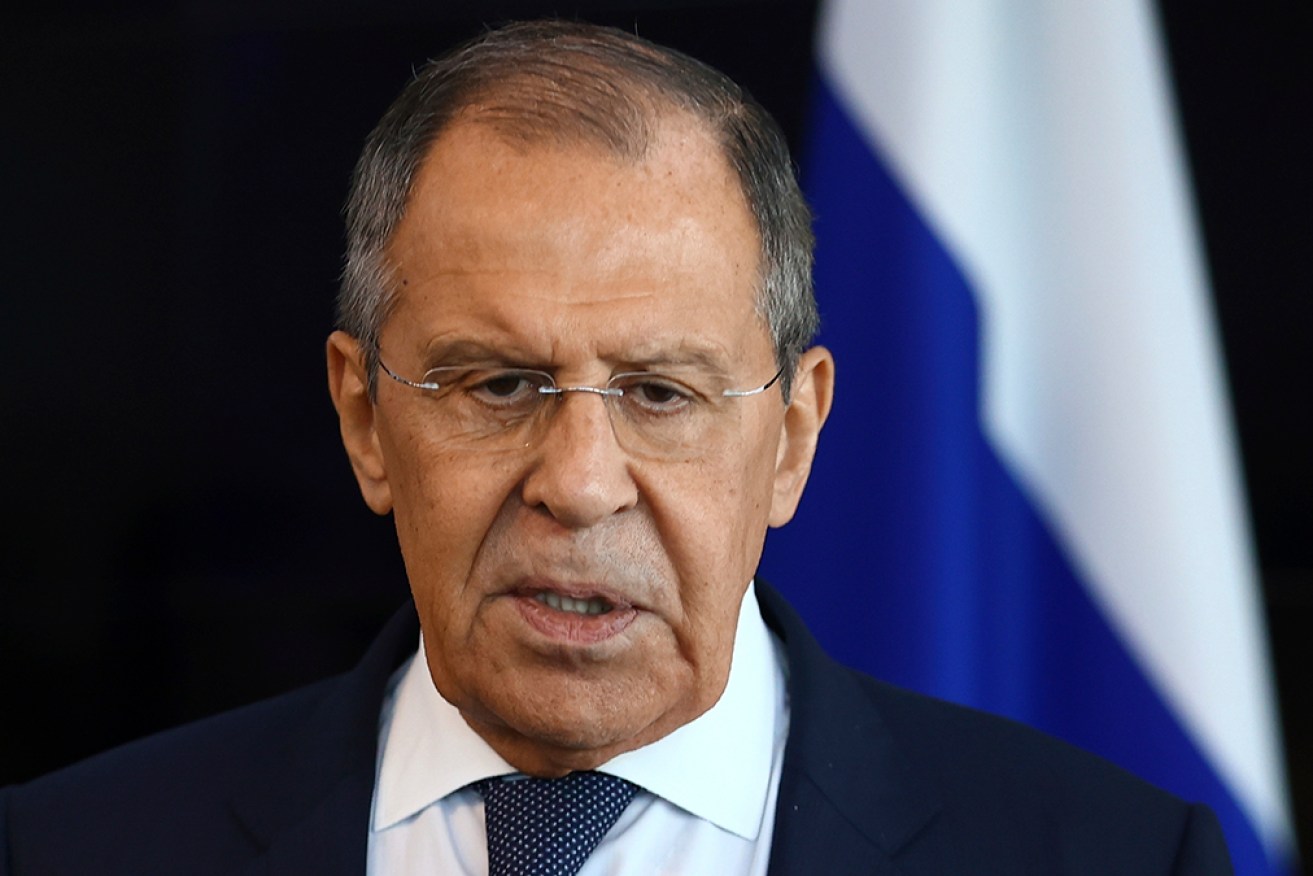 Russia's foreign ministry branded the report on Sergey Lavrov as "the highest level of fakes". 