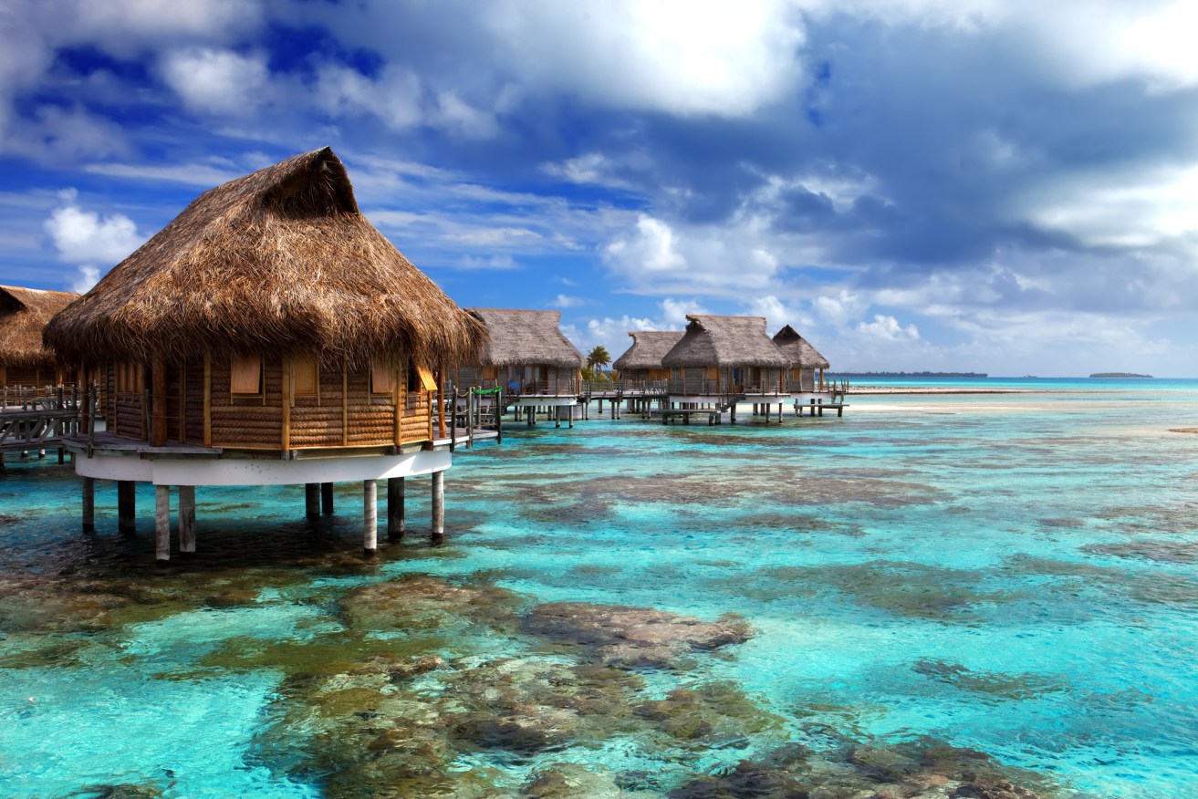 The Maldives is a luxury escape. Photo: Getty