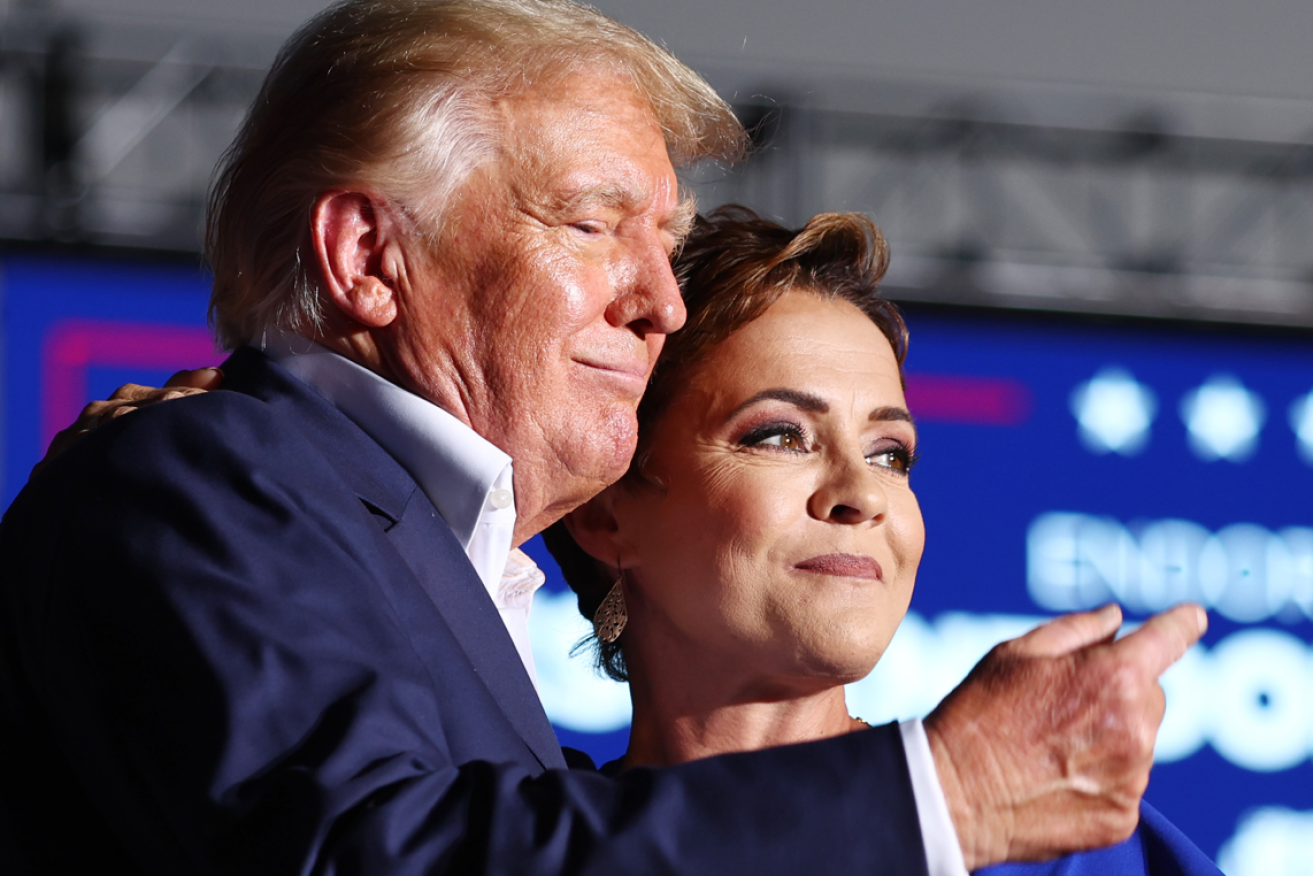 Kari Lake pledged her support for Donald Trump and paid a high price on election day.  <i>Photo: Getty</i>