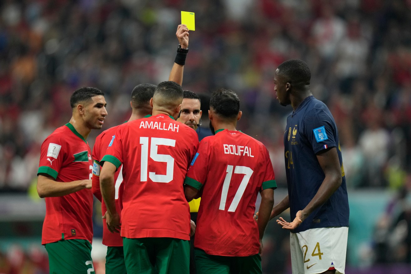 Morocco have lodged an official complaint with soccer's governing body FIFA over the performance of their World Cup semi-final referee Cesar Ramos.