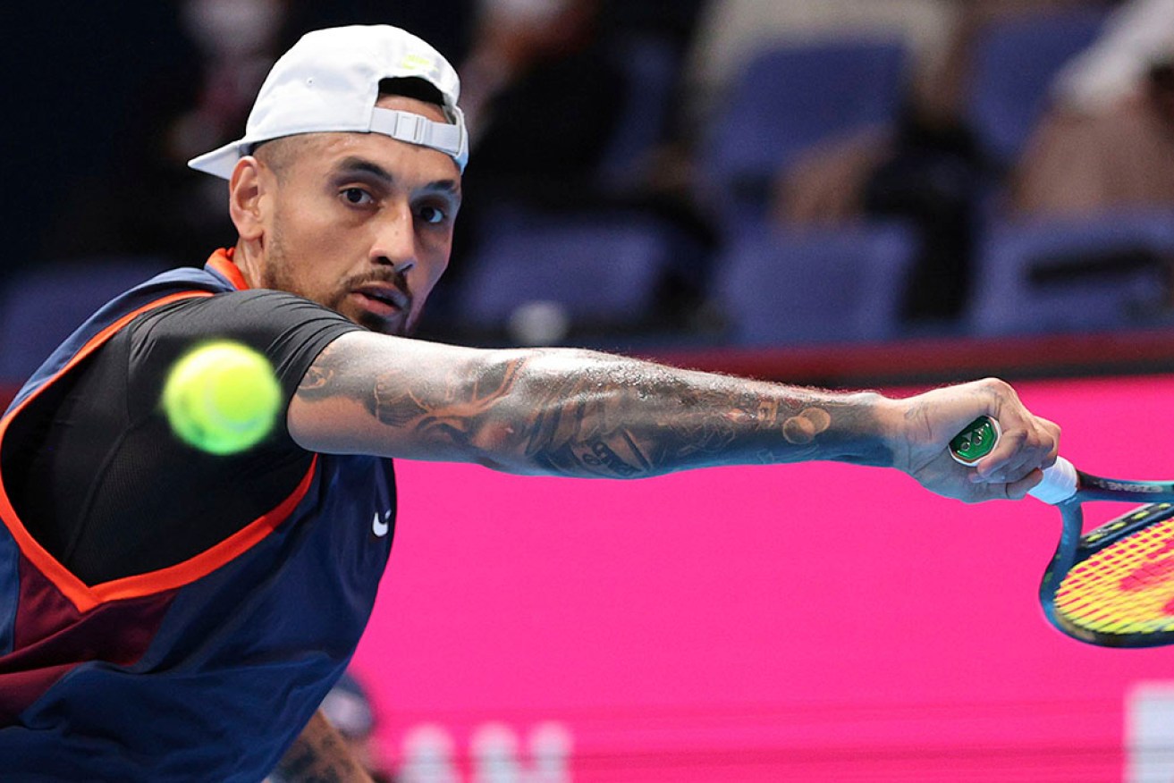 Nick Kyrgios has delivered a swipe at critics after his practice match with Novak Djokovic sold out.