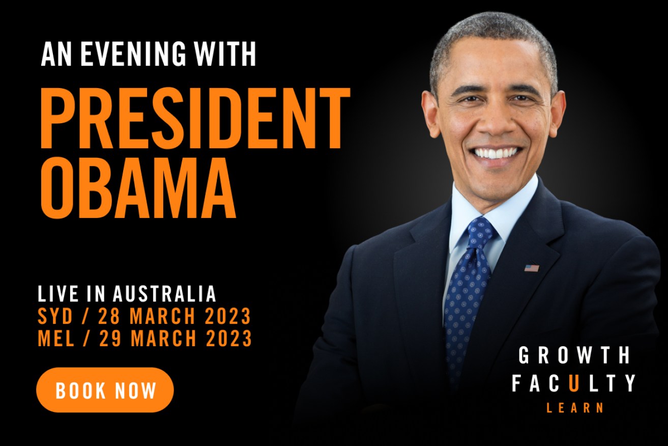 Growth Faculty presents ‘An Evening with President Obama’, live in Australia. On sale now.