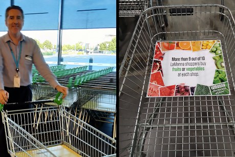 Trolleys may be used to convey health messages