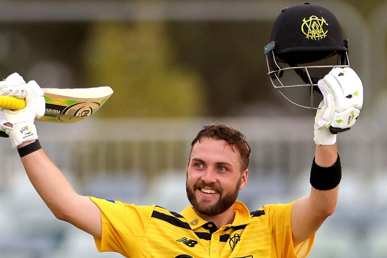 Josh Inglis blasted 138 as WA thrashed SA by 181 runs to win the domestic one-day final in Perth.