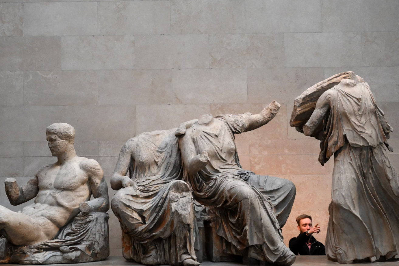 Some of the statuary purchased from Greece's Turkish occupiers and on display in London. <i>Photo: Getty</i>