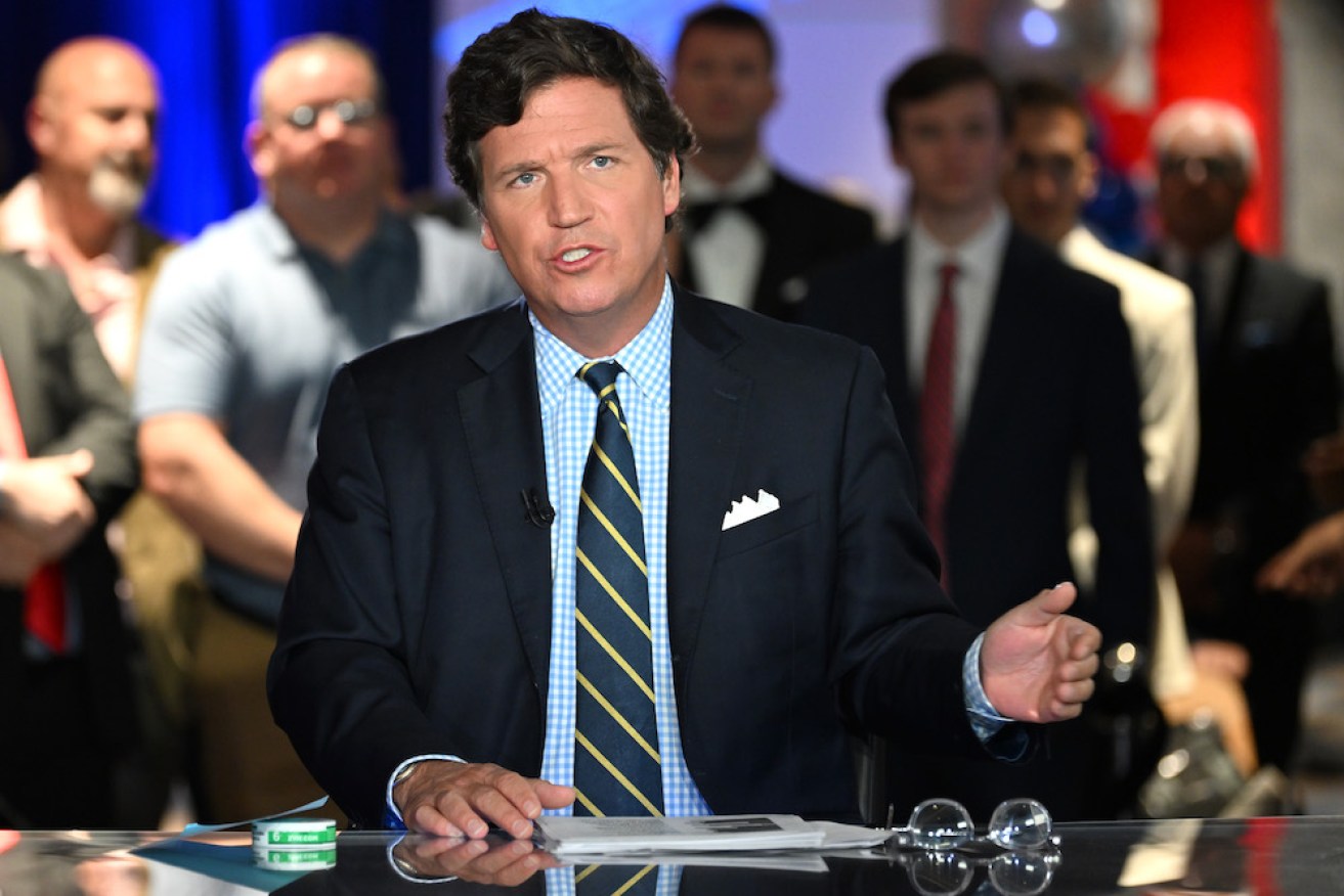 Tucker Carlson was fired from Fox News, shortly after the settlement.