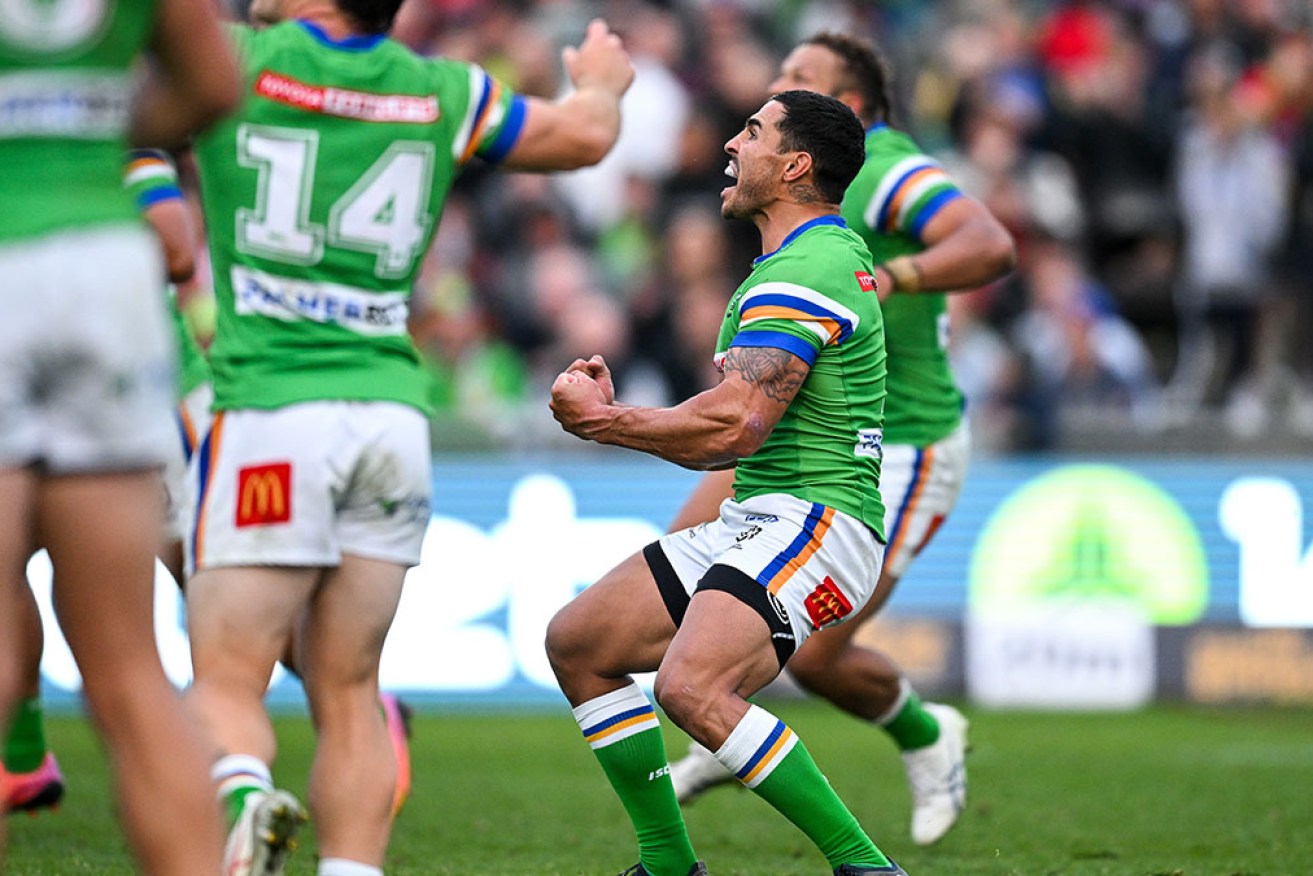 The NRL admits a referee's error was made in a lead-up play to Canberra's extra-time win. 