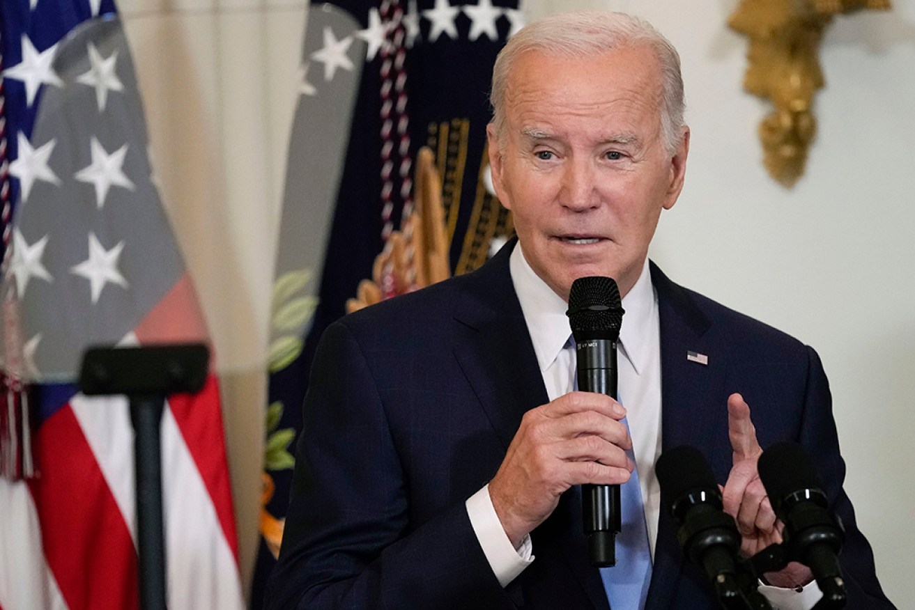 Officials say US President Joe Biden has a CPAP machine after mask indents were visible on his face.