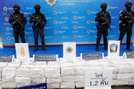 Large ice haul likely bound for Australia seized in Thailand